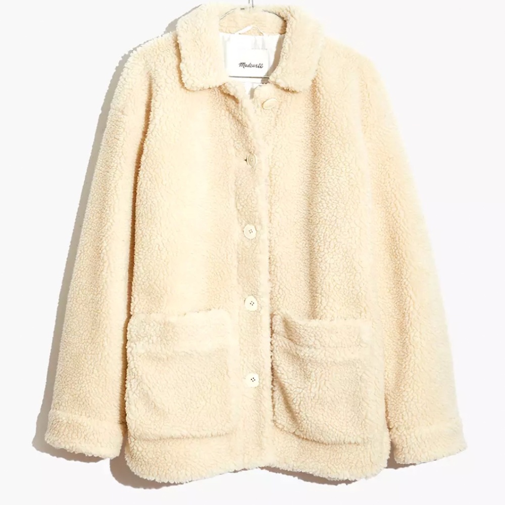 Madewell || Sherpa Walton Shirt-Jacket || MA316
